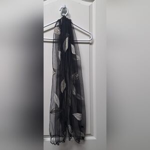 Ladies chiffon long neck scarf,